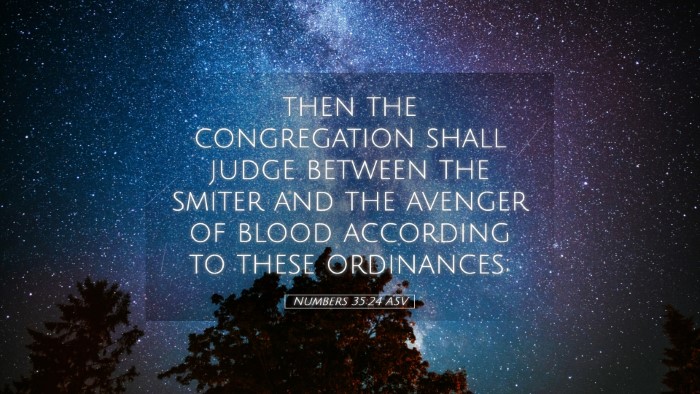 Picture 05 - Numbers 35:24 ASV Desktop Wallpaper - then the congregation shall judge between the - Desktop Bible Verse Wallpaper