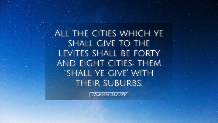 Picture 05 - Numbers 35:7 ASV Desktop Wallpaper - All the cities which ye shall give to the Levites - Desktop Bible Verse Wallpaper