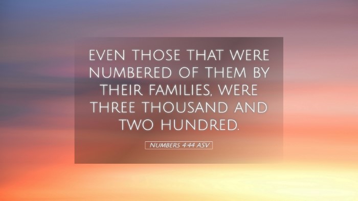 Picture 05 - Numbers 4:44 ASV Desktop Wallpaper - even those that were numbered of them by their - Desktop Bible Verse Wallpaper