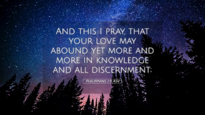 Picture 05 - Philippians 1:9 ASV Desktop Wallpaper - And this I pray, that your love may abound yet - Desktop Bible Verse Wallpaper