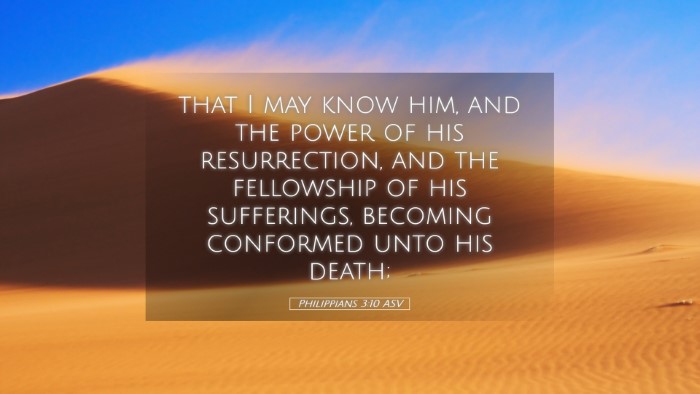 Picture 05 - Philippians 3:10 ASV Desktop Wallpaper - that I may know him, and the power of his - Desktop Bible Verse Wallpaper