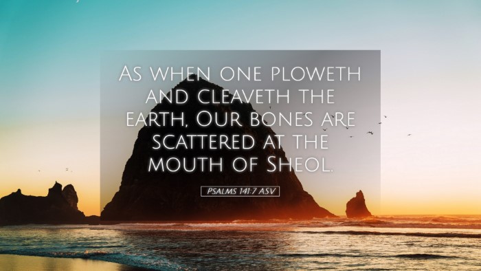 Picture 05 - Psalms 141:7 ASV Desktop Wallpaper - As when one ploweth and cleaveth the earth, Our - Desktop Bible Verse Wallpaper