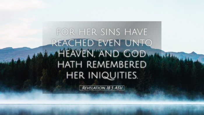 Picture 05 - Revelation 18:5 ASV Desktop Wallpaper - for her sins have reached even unto heaven, and - Desktop Bible Verse Wallpaper