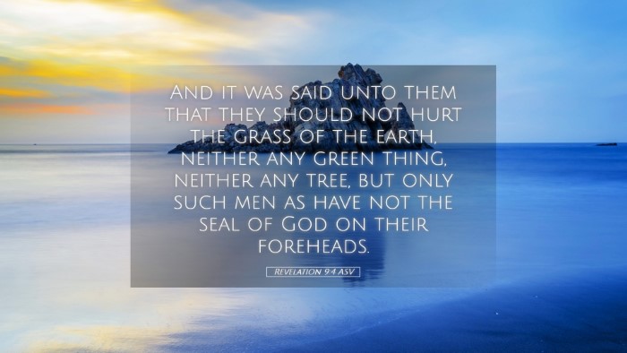 Picture 05 - Revelation 9:4 ASV Desktop Wallpaper - And it was said unto them that they should not - Desktop Bible Verse Wallpaper