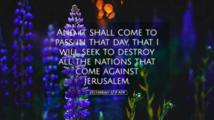 Picture 05 - Zechariah 12:9 ASV Desktop Wallpaper - And it shall come to pass in that day, that I - Desktop Bible Verse Wallpaper