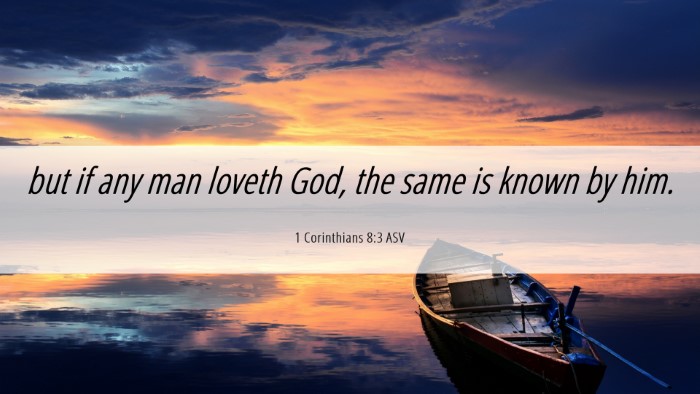Picture 06 - 1 Corinthians 8:3 ASV Desktop Wallpaper - but if any man loveth God, the same is known by - Desktop Bible Verse Wallpaper