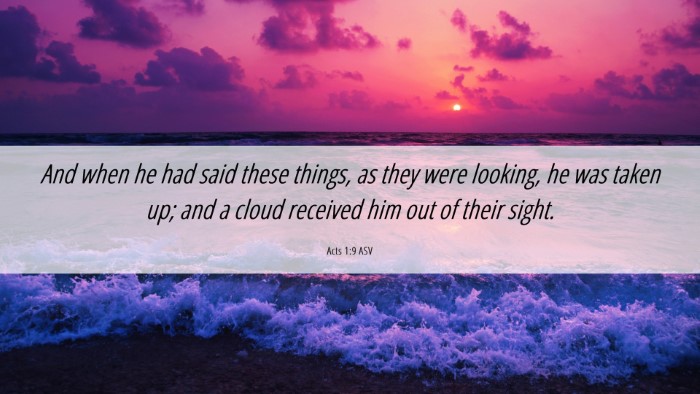Picture 06 - Acts 1:9 ASV Desktop Wallpaper - And when he had said these things, as they were - Desktop Bible Verse Wallpaper