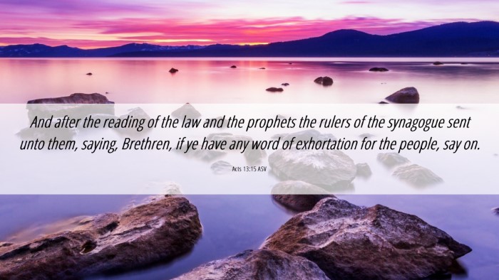 Picture 06 - Acts 13:15 ASV Desktop Wallpaper - And after the reading of the law and the prophets - Desktop Bible Verse Wallpaper