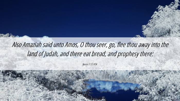 Picture 06 - Amos 7:12 ASV Desktop Wallpaper - Also Amaziah said unto Amos, O thou seer, go, - Desktop Bible Verse Wallpaper
