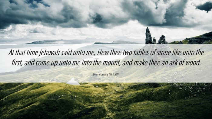 Picture 06 - Deuteronomy 10:1 ASV Desktop Wallpaper - At that time Jehovah said unto me, Hew thee two - Desktop Bible Verse Wallpaper
