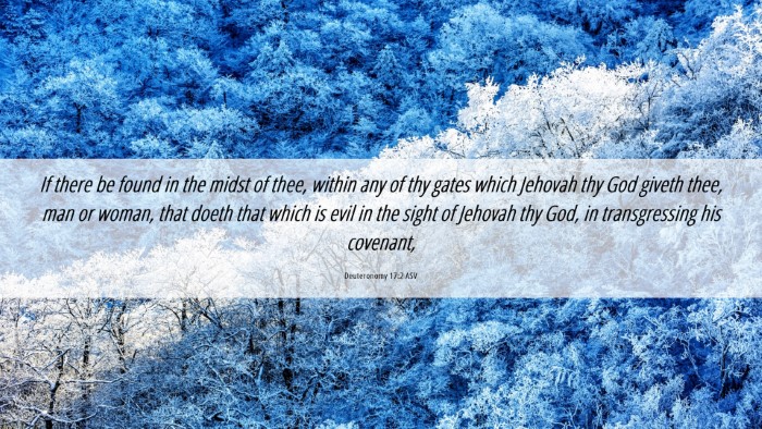 Picture 06 - Deuteronomy 17:2 ASV Desktop Wallpaper - If there be found in the midst of thee, within - Desktop Bible Verse Wallpaper