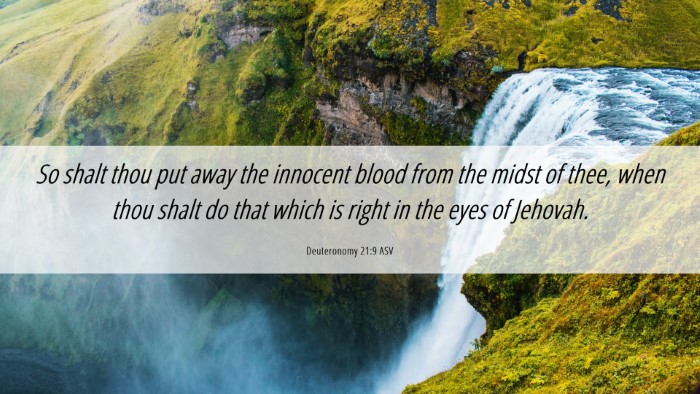 Picture 06 - Deuteronomy 21:9 ASV Desktop Wallpaper - So shalt thou put away the innocent blood from - Desktop Bible Verse Wallpaper