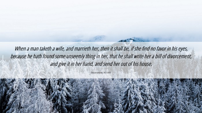 Picture 06 - Deuteronomy 24:1 ASV Desktop Wallpaper - When a man taketh a wife, and marrieth her, then - Desktop Bible Verse Wallpaper