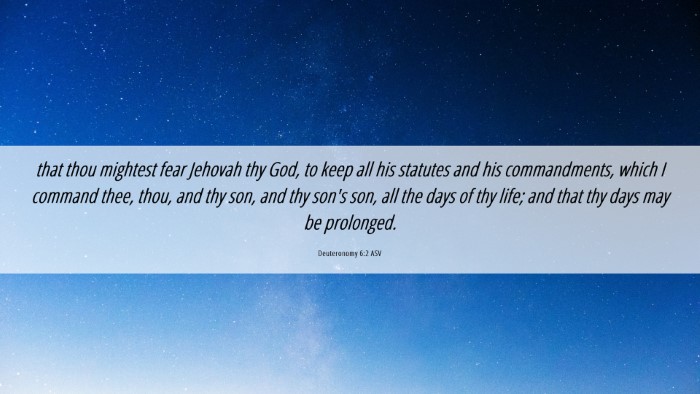 Picture 06 - Deuteronomy 6:2 ASV Desktop Wallpaper - that thou mightest fear Jehovah thy God, to keep - Desktop Bible Verse Wallpaper