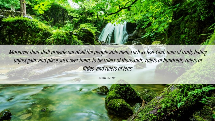 Picture 06 - Exodus 18:21 ASV Desktop Wallpaper - Moreover thou shalt provide out of all the people - Desktop Bible Verse Wallpaper