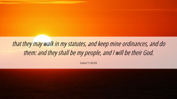 Picture 06 - Ezekiel 11:20 ASV Desktop Wallpaper - that they may walk in my statutes, and keep mine - Desktop Bible Verse Wallpaper