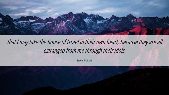 Picture 06 - Ezekiel 14:5 ASV Desktop Wallpaper - that I may take the house of Israel in their own - Desktop Bible Verse Wallpaper