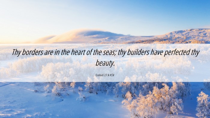 Picture 06 - Ezekiel 27:4 ASV Desktop Wallpaper - Thy borders are in the heart of the seas; thy - Desktop Bible Verse Wallpaper