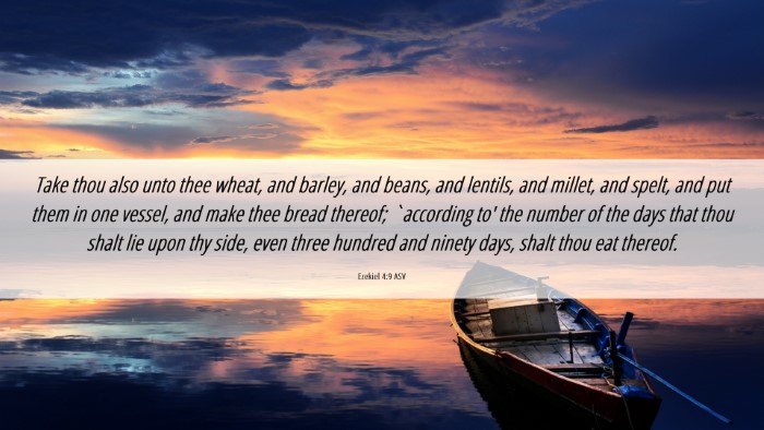 Picture 06 - Ezekiel 4:9 ASV Desktop Wallpaper - Take thou also unto thee wheat, and barley, and - Desktop Bible Verse Wallpaper