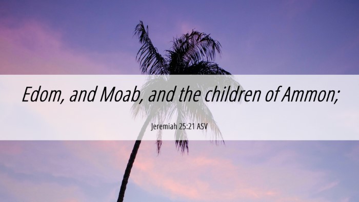 Picture 06 - Jeremiah 25:21 ASV Desktop Wallpaper - Edom, and Moab, and the children of - Desktop Bible Verse Wallpaper