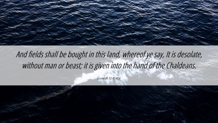Picture 06 - Jeremiah 32:43 ASV Desktop Wallpaper - And fields shall be bought in this land, whereof - Desktop Bible Verse Wallpaper