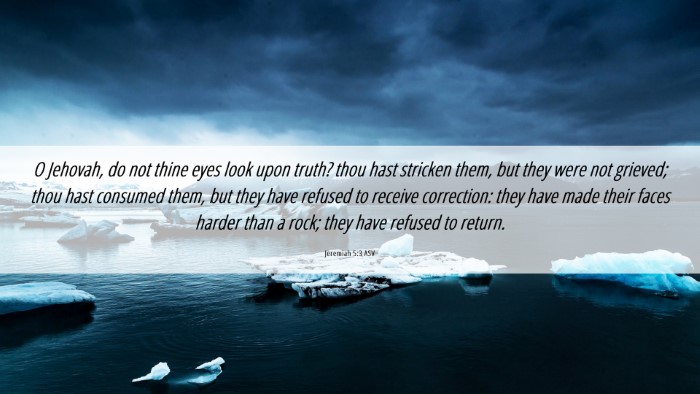 Picture 06 - Jeremiah 5:3 ASV Desktop Wallpaper - O Jehovah, do not thine eyes look upon truth? - Desktop Bible Verse Wallpaper