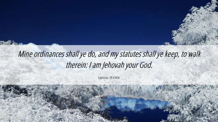 Picture 06 - Leviticus 18:4 ASV Desktop Wallpaper - Mine ordinances shall ye do, and my statutes - Desktop Bible Verse Wallpaper