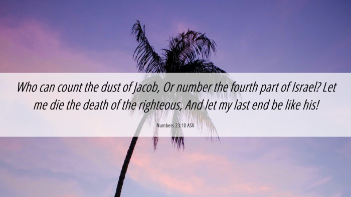 Picture 06 - Numbers 23:10 ASV Desktop Wallpaper - Who can count the dust of Jacob, Or number the - Desktop Bible Verse Wallpaper