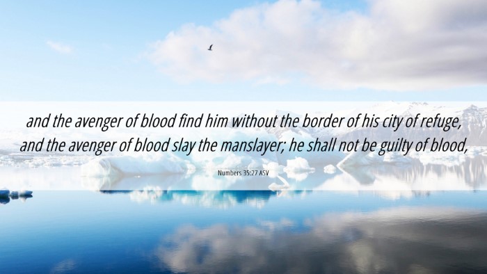 Picture 06 - Numbers 35:27 ASV Desktop Wallpaper - and the avenger of blood find him without the - Desktop Bible Verse Wallpaper