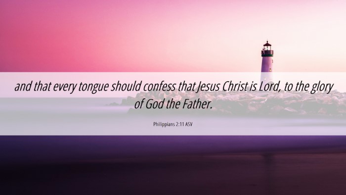 Picture 06 - Philippians 2:11 ASV Desktop Wallpaper - and that every tongue should confess that Jesus - Desktop Bible Verse Wallpaper
