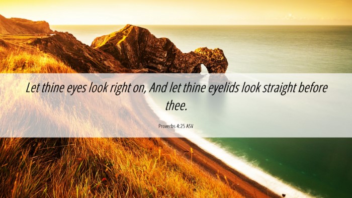 Picture 06 - Proverbs 4:25 ASV Desktop Wallpaper - Let thine eyes look right on, And let thine - Desktop Bible Verse Wallpaper