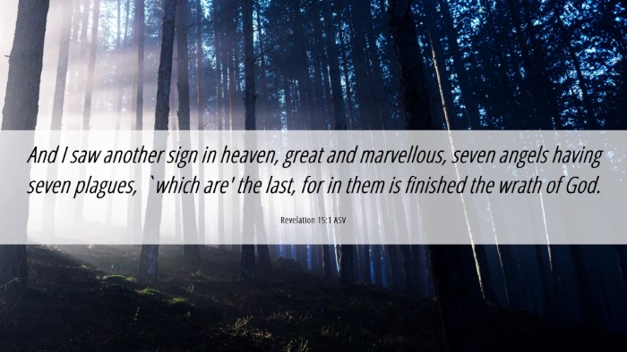 Picture 06 - Revelation 15:1 ASV Desktop Wallpaper - And I saw another sign in heaven, great and - Desktop Bible Verse Wallpaper
