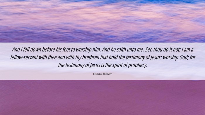 Picture 06 - Revelation 19:10 ASV Desktop Wallpaper - And I fell down before his feet to worship him. - Desktop Bible Verse Wallpaper