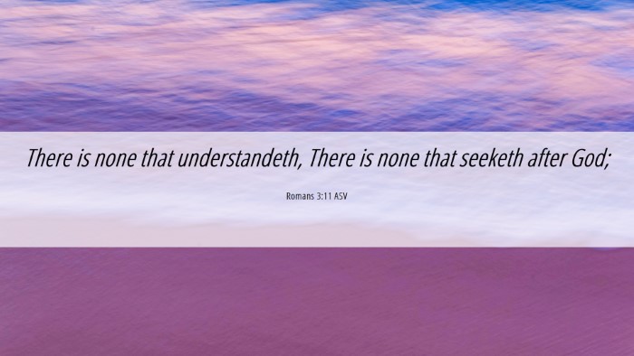 Picture 06 - Romans 3:11 ASV Desktop Wallpaper - There is none that understandeth, There is none - Desktop Bible Verse Wallpaper