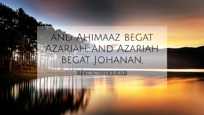 Picture 07 - 1 Chronicles 6:9 ASV Desktop Wallpaper - and Ahimaaz begat Azariah, and Azariah begat - Desktop Bible Verse Wallpaper
