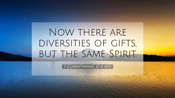 Picture 07 - 1 Corinthians 12:4 ASV Desktop Wallpaper - Now there are diversities of gifts, but the same - Desktop Bible Verse Wallpaper