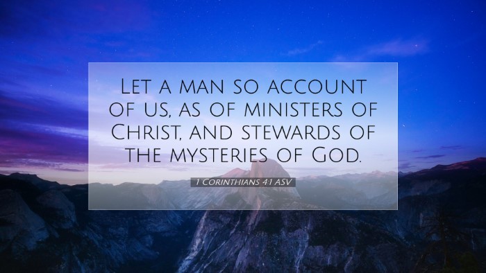 Picture 07 - 1 Corinthians 4:1 ASV Desktop Wallpaper - Let a man so account of us, as of ministers of - Desktop Bible Verse Wallpaper