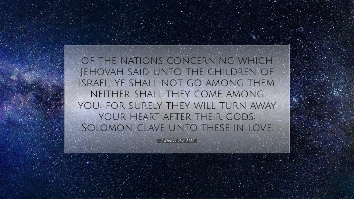 Picture 07 - 1 Kings 11:2 ASV Desktop Wallpaper - of the nations concerning which Jehovah said unto - Desktop Bible Verse Wallpaper