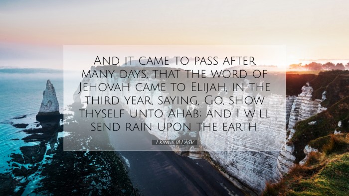 Picture 07 - 1 Kings 18:1 ASV Desktop Wallpaper - And it came to pass after many days, that the - Desktop Bible Verse Wallpaper