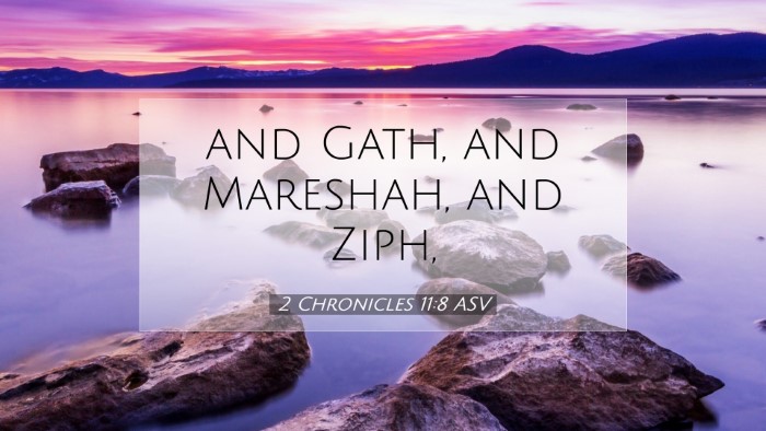 Picture 07 - 2 Chronicles 11:8 ASV Desktop Wallpaper - and Gath, and Mareshah, and - Desktop Bible Verse Wallpaper