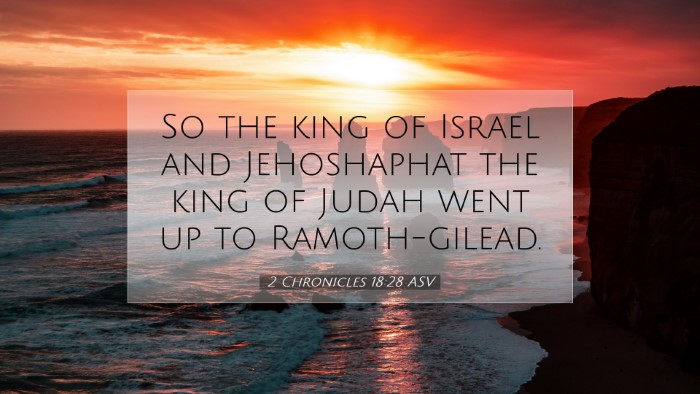 Picture 07 - 2 Chronicles 18:28 ASV Desktop Wallpaper - So the king of Israel and Jehoshaphat the king of - Desktop Bible Verse Wallpaper
