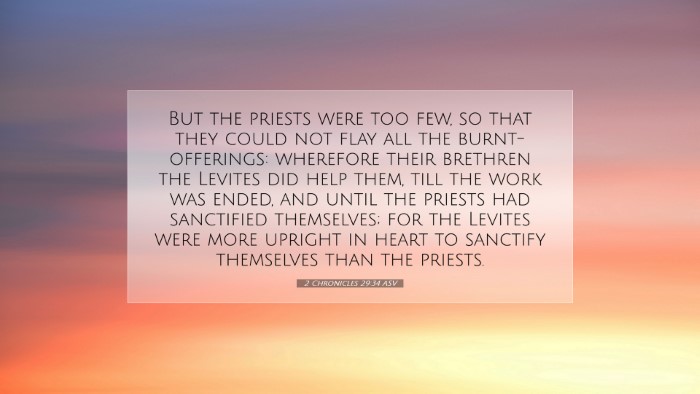 Picture 07 - 2 Chronicles 29:34 ASV Desktop Wallpaper - But the priests were too few, so that they could - Desktop Bible Verse Wallpaper