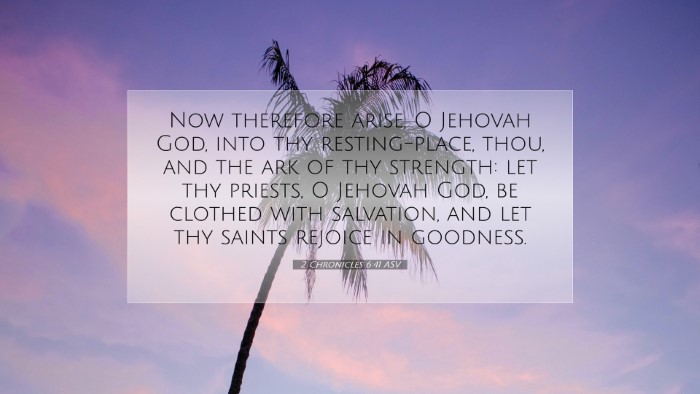 Picture 07 - 2 Chronicles 6:41 ASV Desktop Wallpaper - Now therefore arise, O Jehovah God, into thy - Desktop Bible Verse Wallpaper