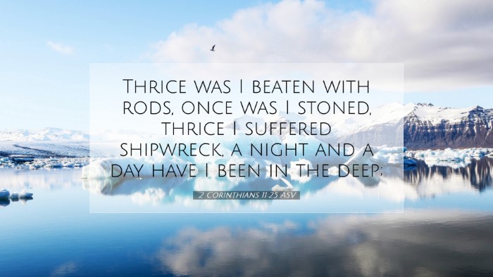 Picture 07 - 2 Corinthians 11:25 ASV Desktop Wallpaper - Thrice was I beaten with rods, once was I stoned, - Desktop Bible Verse Wallpaper