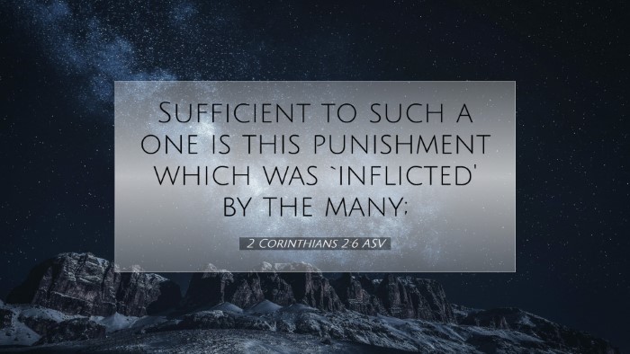 Picture 07 - 2 Corinthians 2:6 ASV Desktop Wallpaper - Sufficient to such a one is this punishment which - Desktop Bible Verse Wallpaper