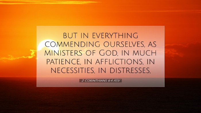 Picture 07 - 2 Corinthians 6:4 ASV Desktop Wallpaper - but in everything commending ourselves, as - Desktop Bible Verse Wallpaper