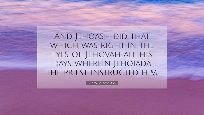 Picture 07 - 2 Kings 12:2 ASV Desktop Wallpaper - And Jehoash did that which was right in the eyes - Desktop Bible Verse Wallpaper