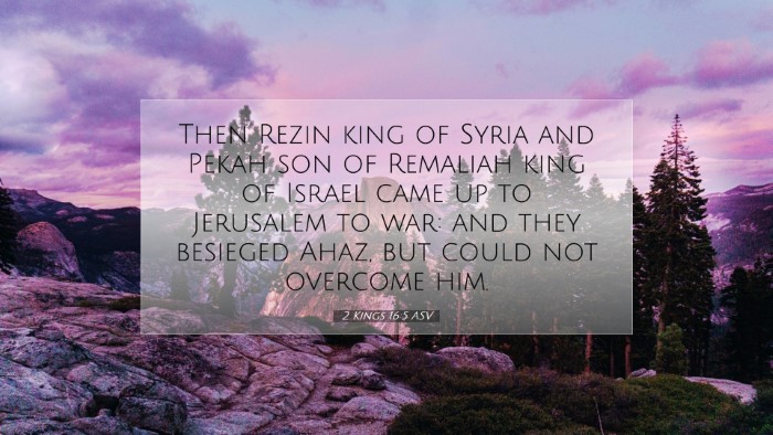 Picture 07 - 2 Kings 16:5 ASV Desktop Wallpaper - Then Rezin king of Syria and Pekah son of - Desktop Bible Verse Wallpaper