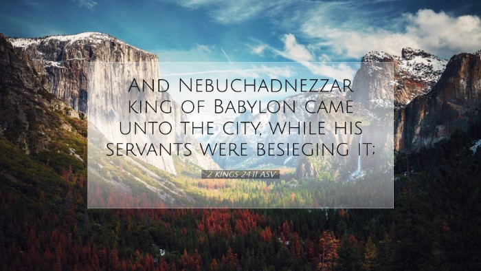 Picture 07 - 2 Kings 24:11 ASV Desktop Wallpaper - And Nebuchadnezzar king of Babylon came unto the - Desktop Bible Verse Wallpaper