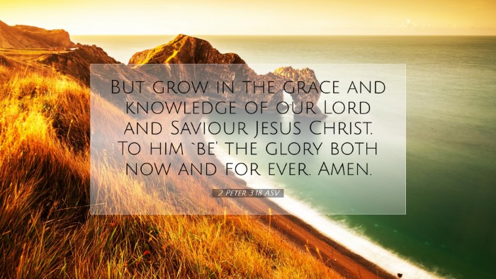 Picture 07 - 2 Peter 3:18 ASV Desktop Wallpaper - But grow in the grace and knowledge of our Lord - Desktop Bible Verse Wallpaper